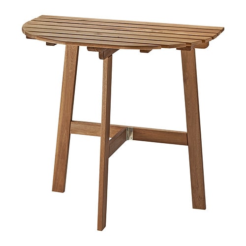 IKEA ASKHOLMEN table for wall, outdoor Model Image