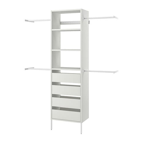 IKEA AURDAL wardrobe combination Model Image