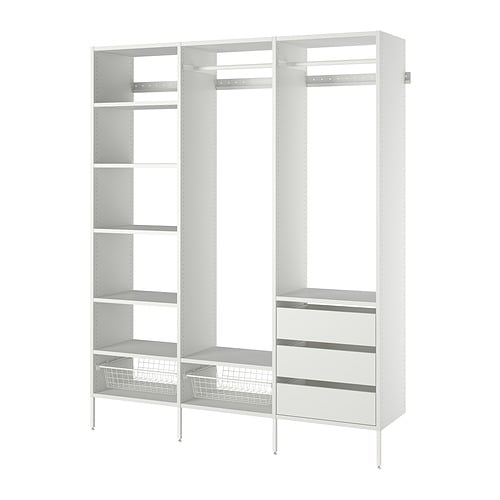 IKEA AURDAL wardrobe combination Model Image