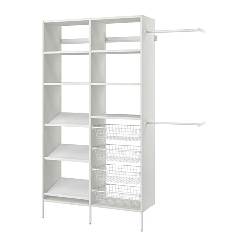 IKEA AURDAL wardrobe combination Model Image