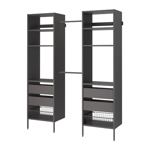 IKEA AURDAL wardrobe combination Model Image