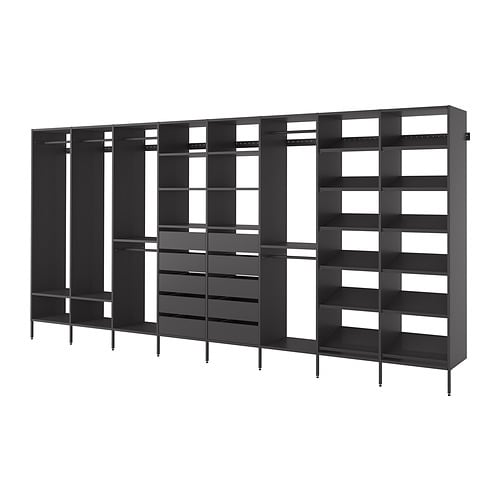 IKEA AURDAL wardrobe combination Model Image