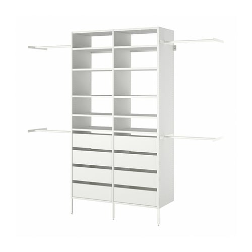 IKEA AURDAL wardrobe combination Model Image