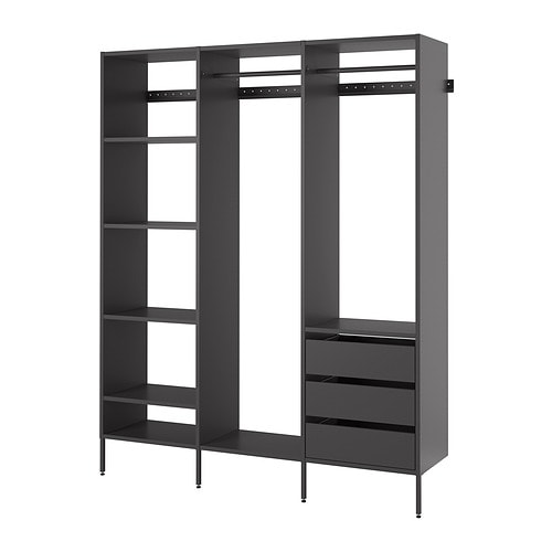 IKEA AURDAL wardrobe combination Model Image