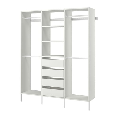 IKEA AURDAL wardrobe combination Model Image