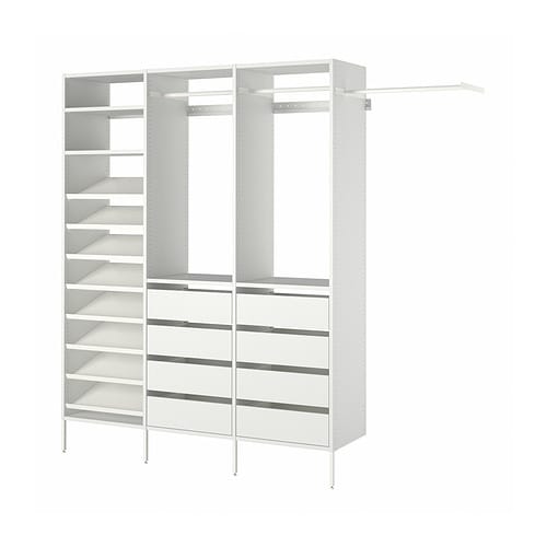 IKEA AURDAL wardrobe combination Model Image