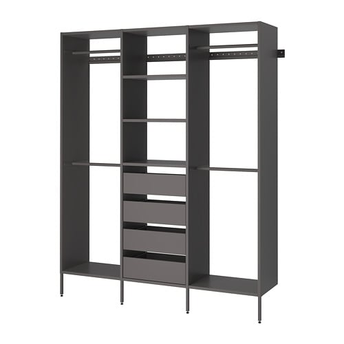 IKEA AURDAL wardrobe combination Model Image