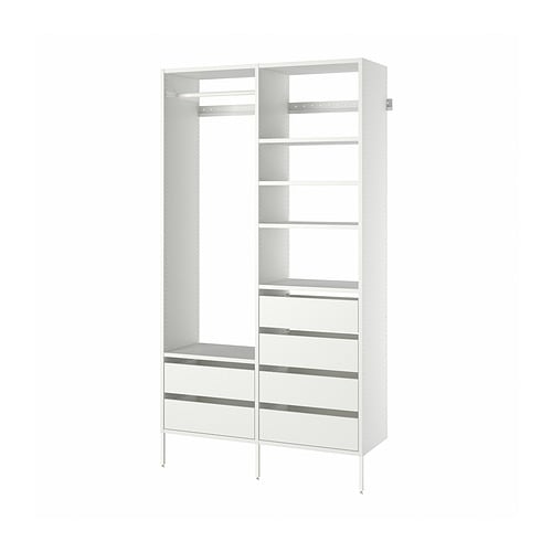 IKEA AURDAL wardrobe combination Model Image