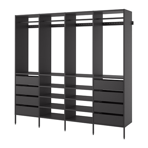 IKEA AURDAL wardrobe combination Model Image