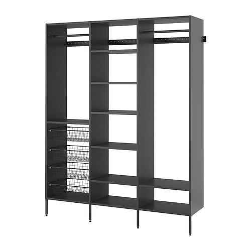 IKEA AURDAL wardrobe combination Model Image