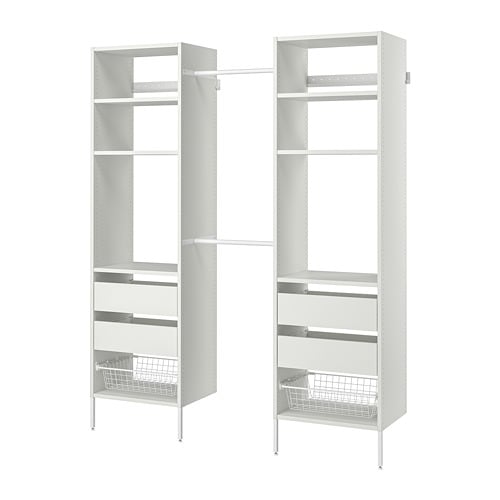 IKEA AURDAL wardrobe combination Model Image