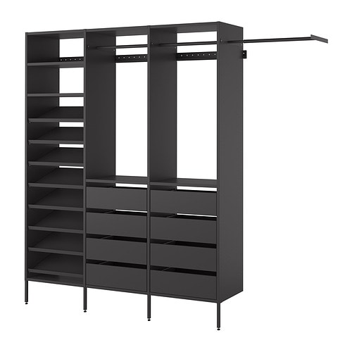 IKEA AURDAL wardrobe combination Model Image