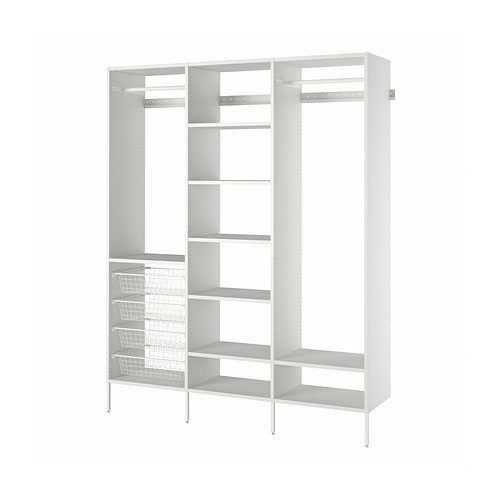 IKEA AURDAL wardrobe combination Model Image