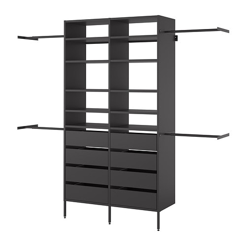 IKEA AURDAL wardrobe combination Model Image