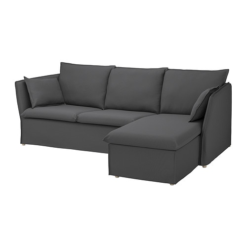 IKEA BACKSÄLEN sofa with chaise Model Image