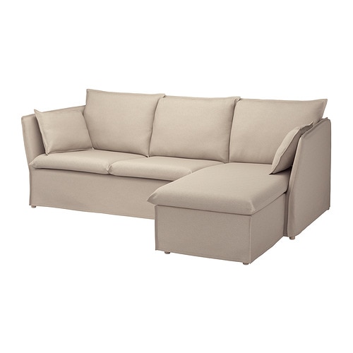 IKEA BACKSÄLEN sofa with chaise Model Image