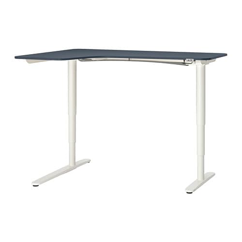 IKEA BEKANT corner desk left sit/stand Model Image