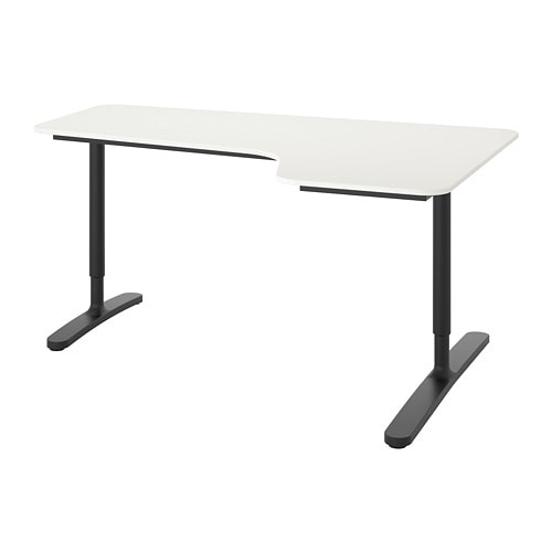 IKEA BEKANT corner desk-right Model Image