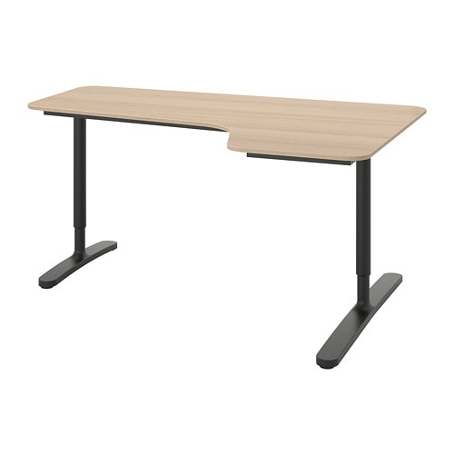 IKEA BEKANT corner desk-right Model Image