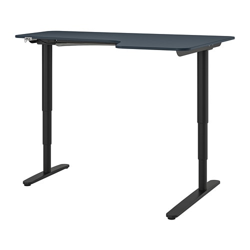 IKEA BEKANT corner desk right sit/stand Model Image