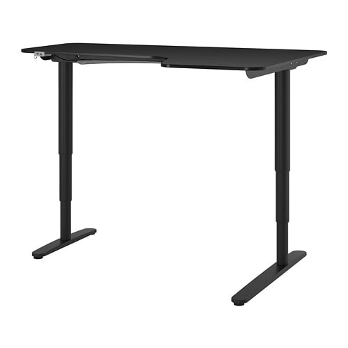 IKEA BEKANT corner desk right sit/stand Model Image