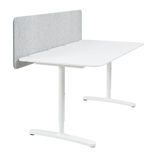 IKEA BEKANT desk with screen Model Image