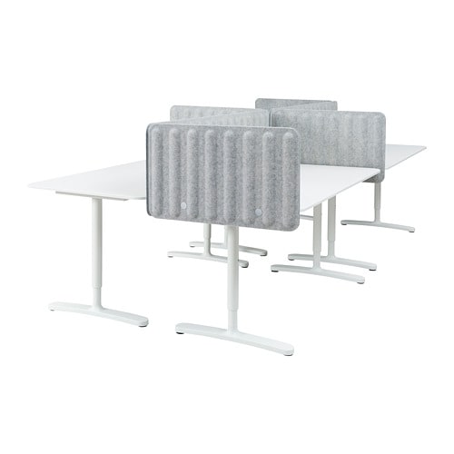 IKEA BEKANT desk with screen Model Image