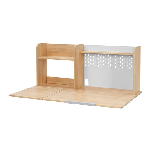 IKEA BERGLÄRKA desk top and shelf Model Image