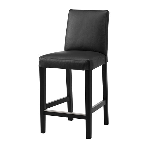 IKEA BERGMUND bar stool with backrest Model Image