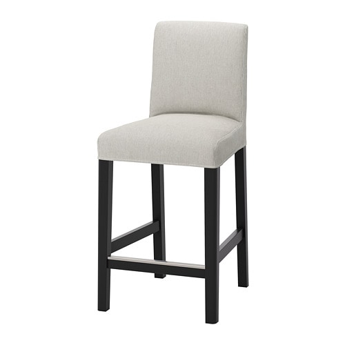 IKEA BERGMUND bar stool with backrest Model Image