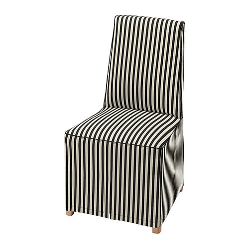 IKEA BERGMUND chair with long cover Model Image