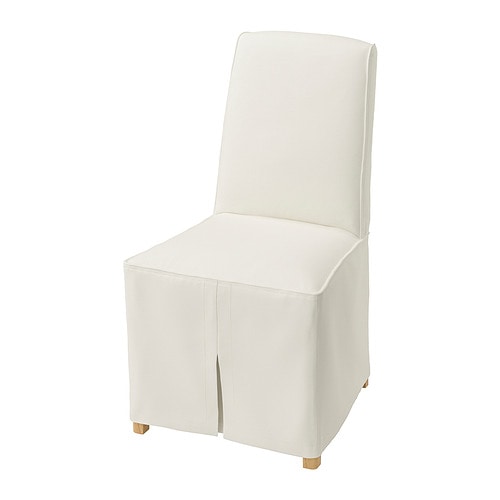 IKEA BERGMUND chair with long cover Model Image