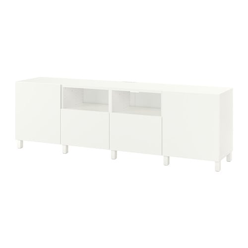 IKEA BESTÅ TV bench with doors and drawers Model Image