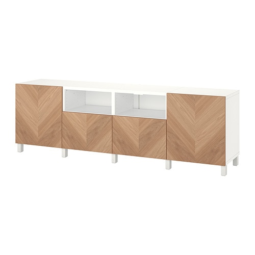 IKEA BESTÅ TV bench with doors and drawers Model Image