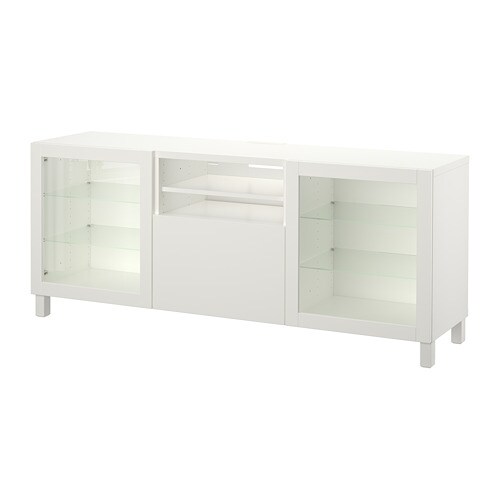 IKEA BESTÅ TV bench with doors and drawers Model Image