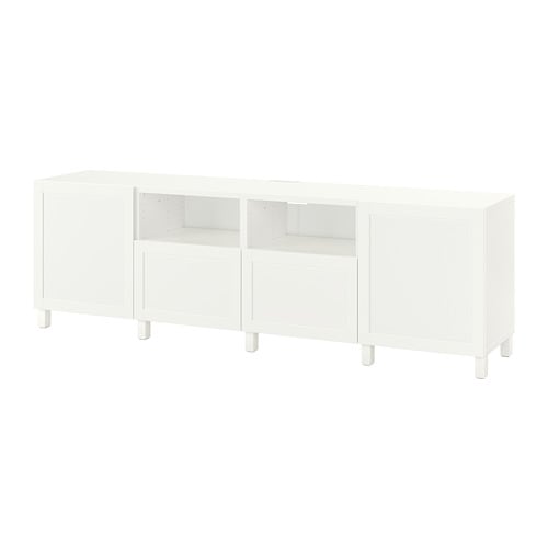 IKEA BESTÅ TV bench with doors and drawers Model Image