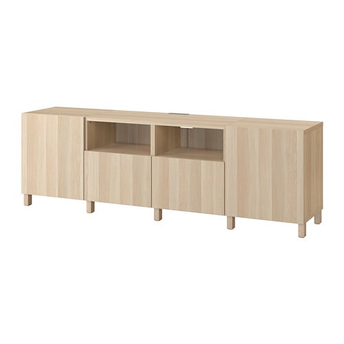 IKEA BESTÅ TV bench with doors and drawers Model Image