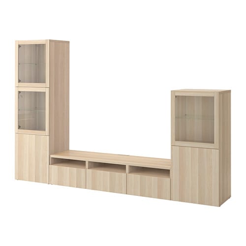 IKEA BESTÅ TV storage combination/glass doors Model Image