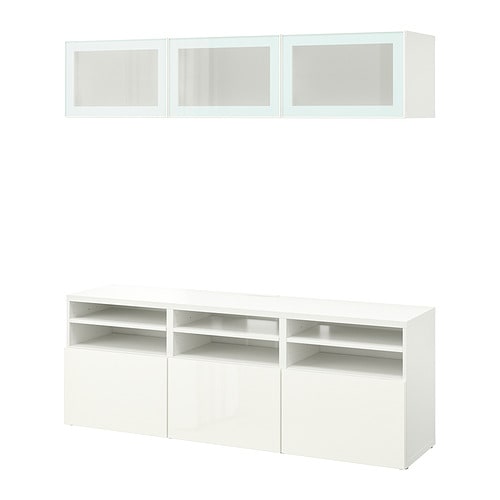 IKEA BESTÅ TV storage combination/glass doors Model Image