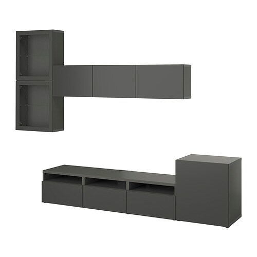 IKEA BESTÅ TV storage combination/glass doors Model Image