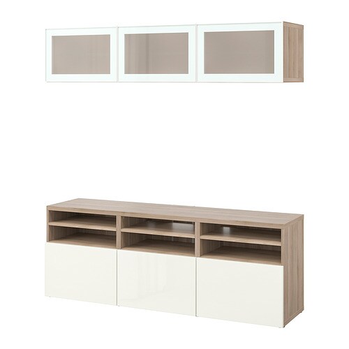 IKEA BESTÅ TV storage combination/glass doors Model Image