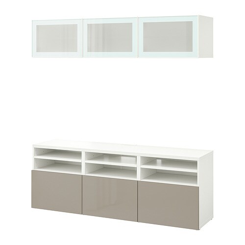 IKEA BESTÅ TV storage combination/glass doors Model Image