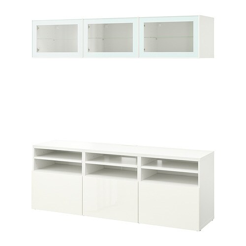 IKEA BESTÅ TV storage combination/glass doors Model Image