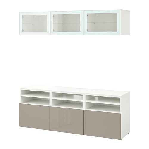 IKEA BESTÅ TV storage combination/glass doors Model Image