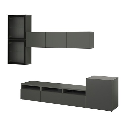 IKEA BESTÅ TV storage combination/glass doors Model Image