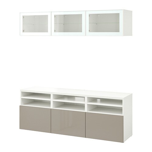 IKEA BESTÅ TV storage combination/glass doors Model Image