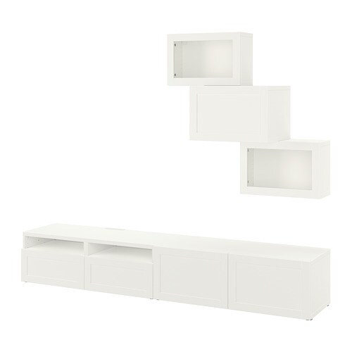 IKEA BESTÅ TV storage combination/glass doors Model Image