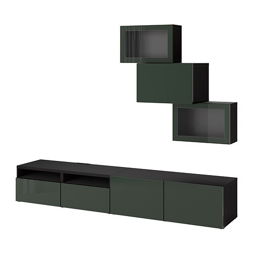 IKEA BESTÅ TV storage combination/glass doors Model Image