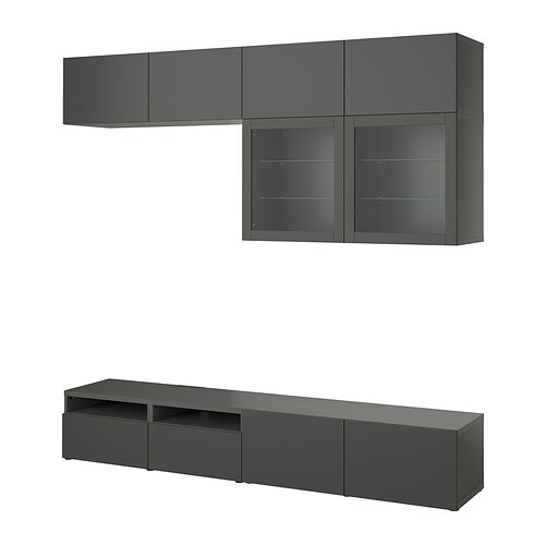 IKEA BESTÅ TV storage combination/glass doors Model Image