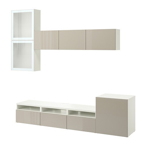 IKEA BESTÅ TV storage combination/glass doors Model Image